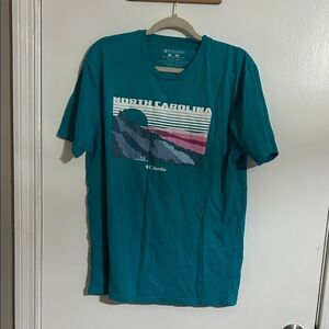 Columbia Men's Teal North Carolina Graphic Tee
